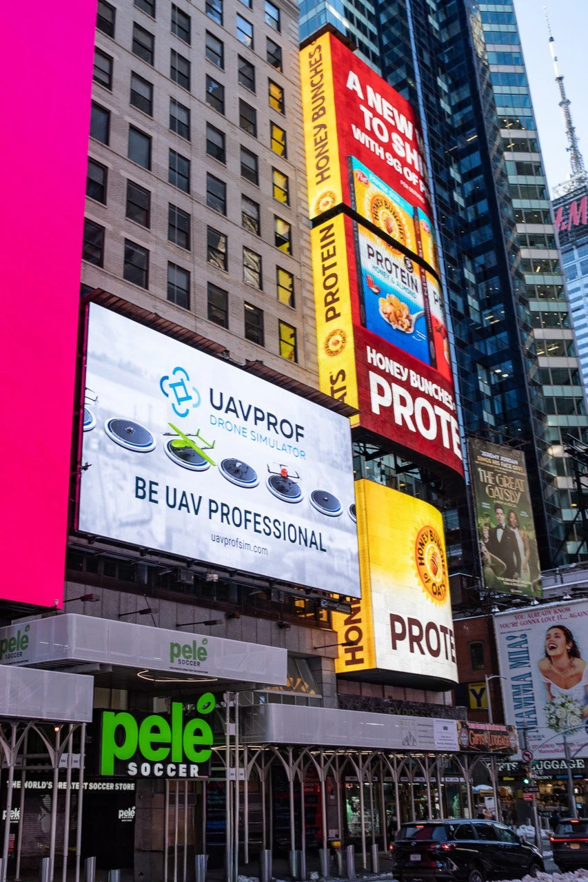 We’re on Times Square!